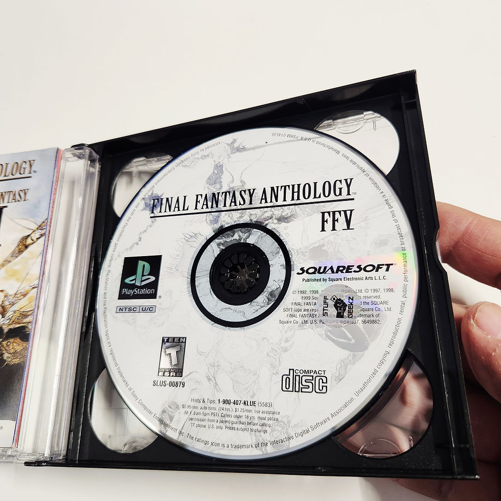 Thumbnail: PS1 Final Fantasy Anthology - Tested Working - READ!