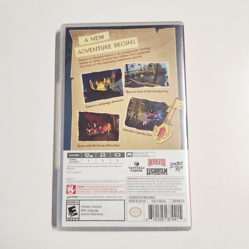 Thumbnail: Switch Return to Monkey Island - New & Sealed