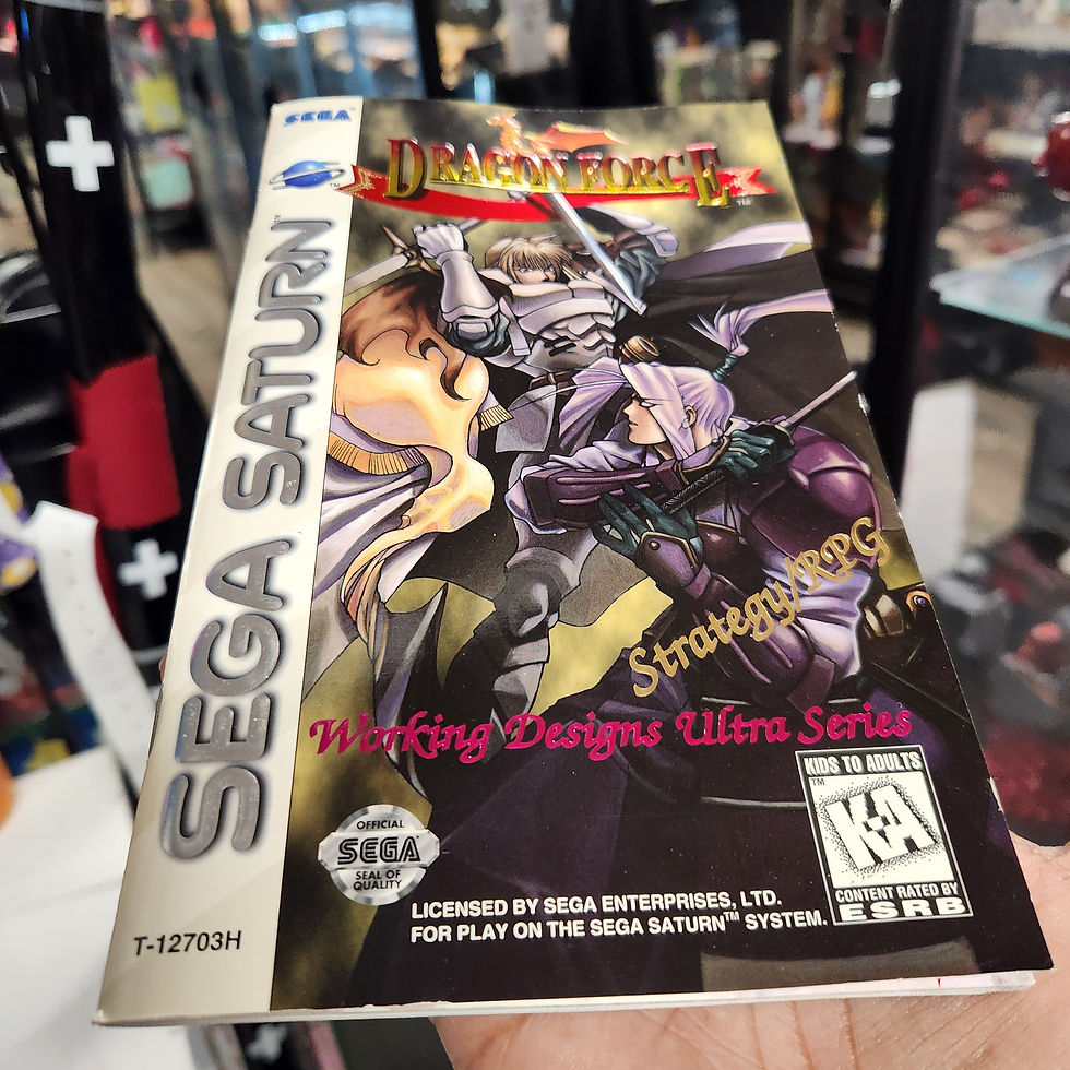 Thumbnail: Sega Saturn Dragon Force CIB Mint (Pre-Owned)