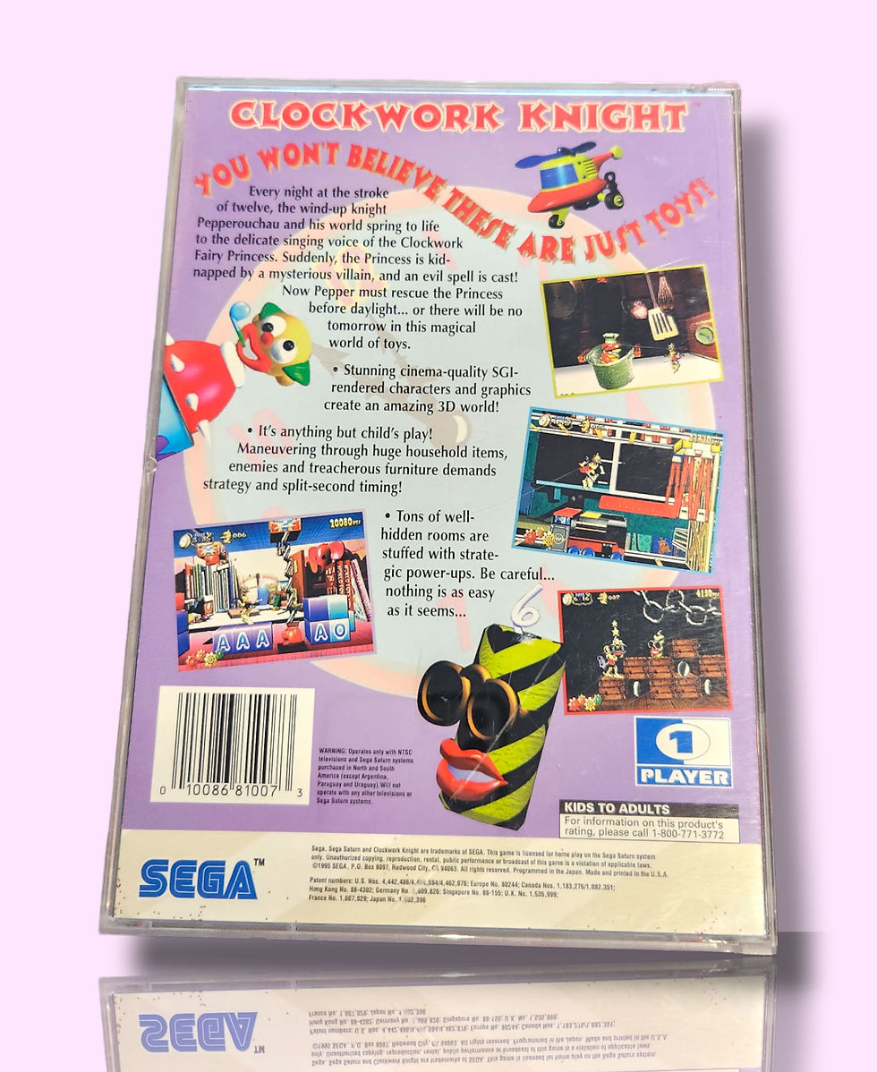 Thumbnail: Sega Saturn Clockwork Knight CIB  (Pre-Owned)