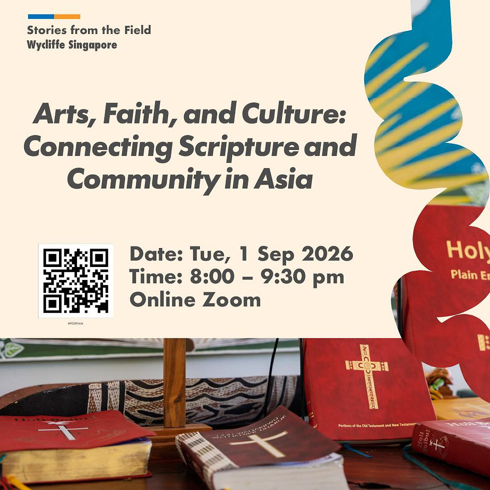 Arts, Faith, and Culture: Connecting Scripture and Community in Asia
