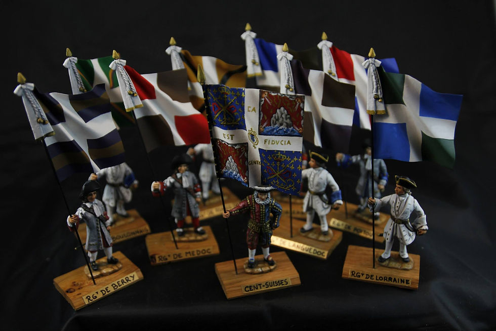 Flags of French Rgt