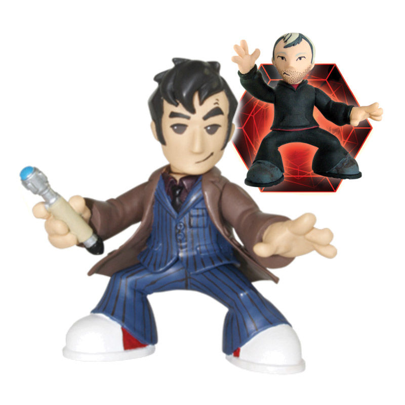 The Tenth Doctor (with The Master Part) Time Squad Figure
