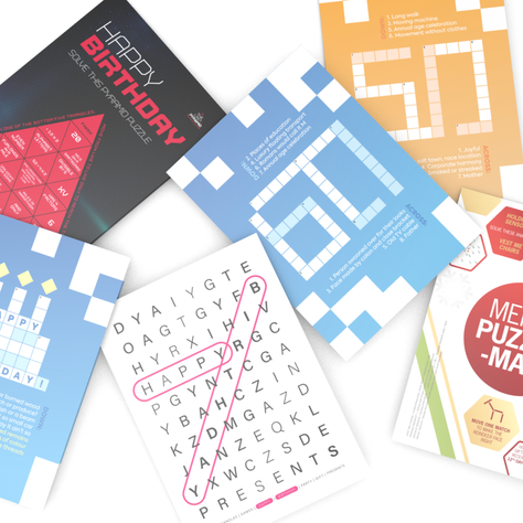 Puzzle Greetings Cards