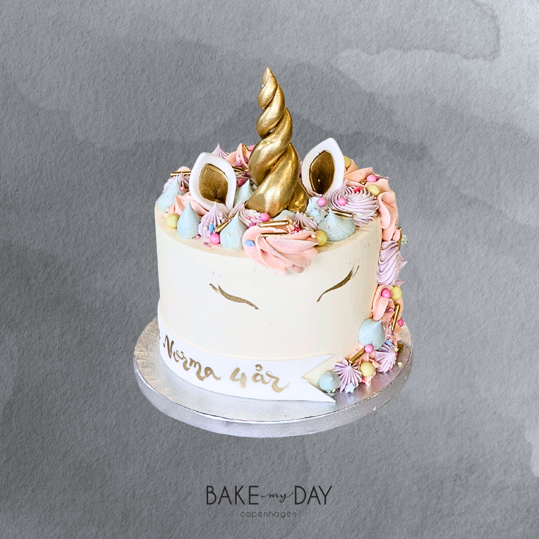 Unicorn kage 20 pers | Chokoladekage med oreocreme