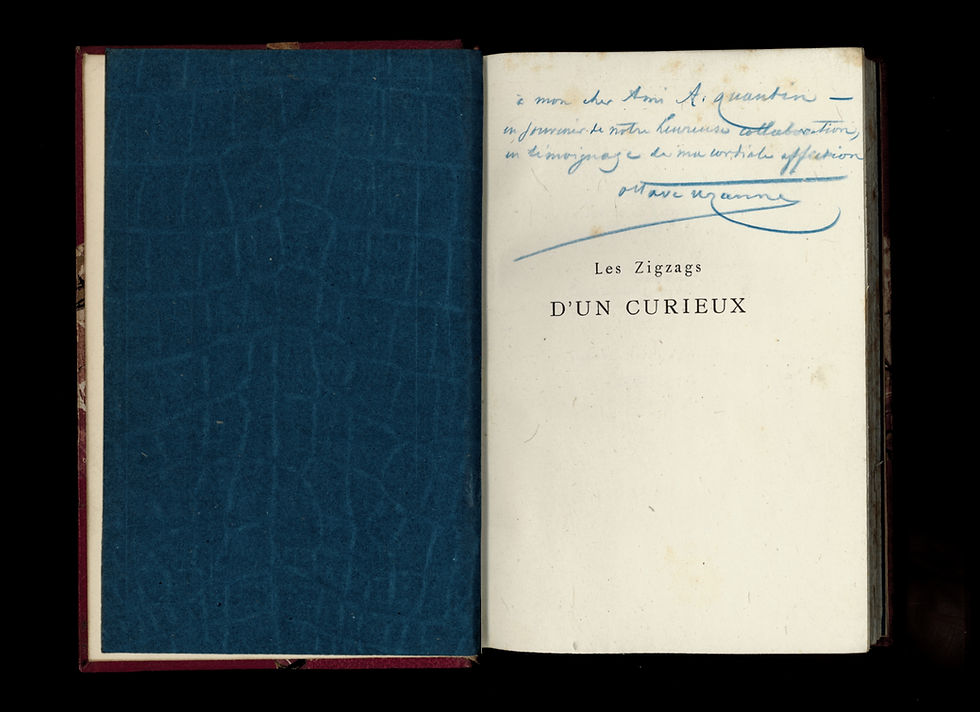 Miniature : 1888 | Octave Uzanne | Félix Buhot | Les Zigzags d'un curieux | 1/5 ex sur Chine