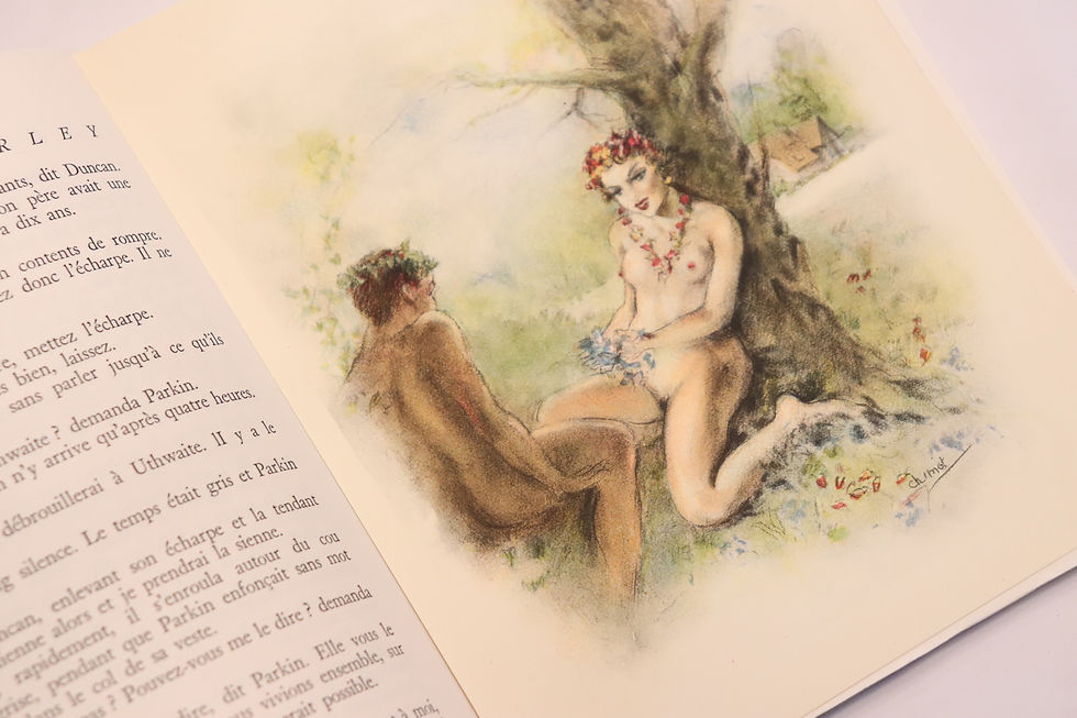 Miniature : Lady Chatterley (1950). Illustrations d'Edouard Chimot. 1 des 100 ex