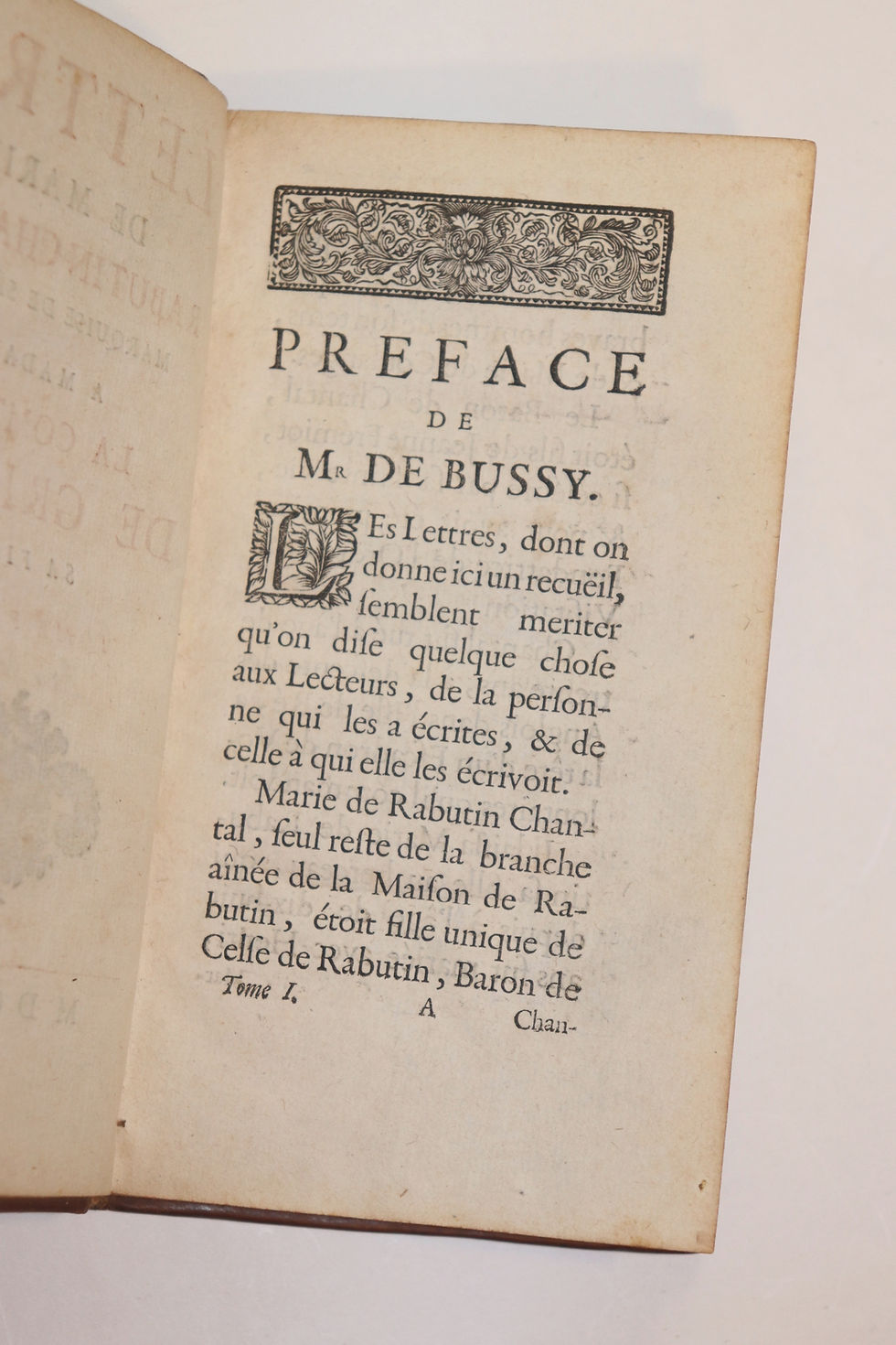 Miniature : Marquise de Sévigné. Lettres. Rare édition de 1726 reliée à l'époque en 2 vol.