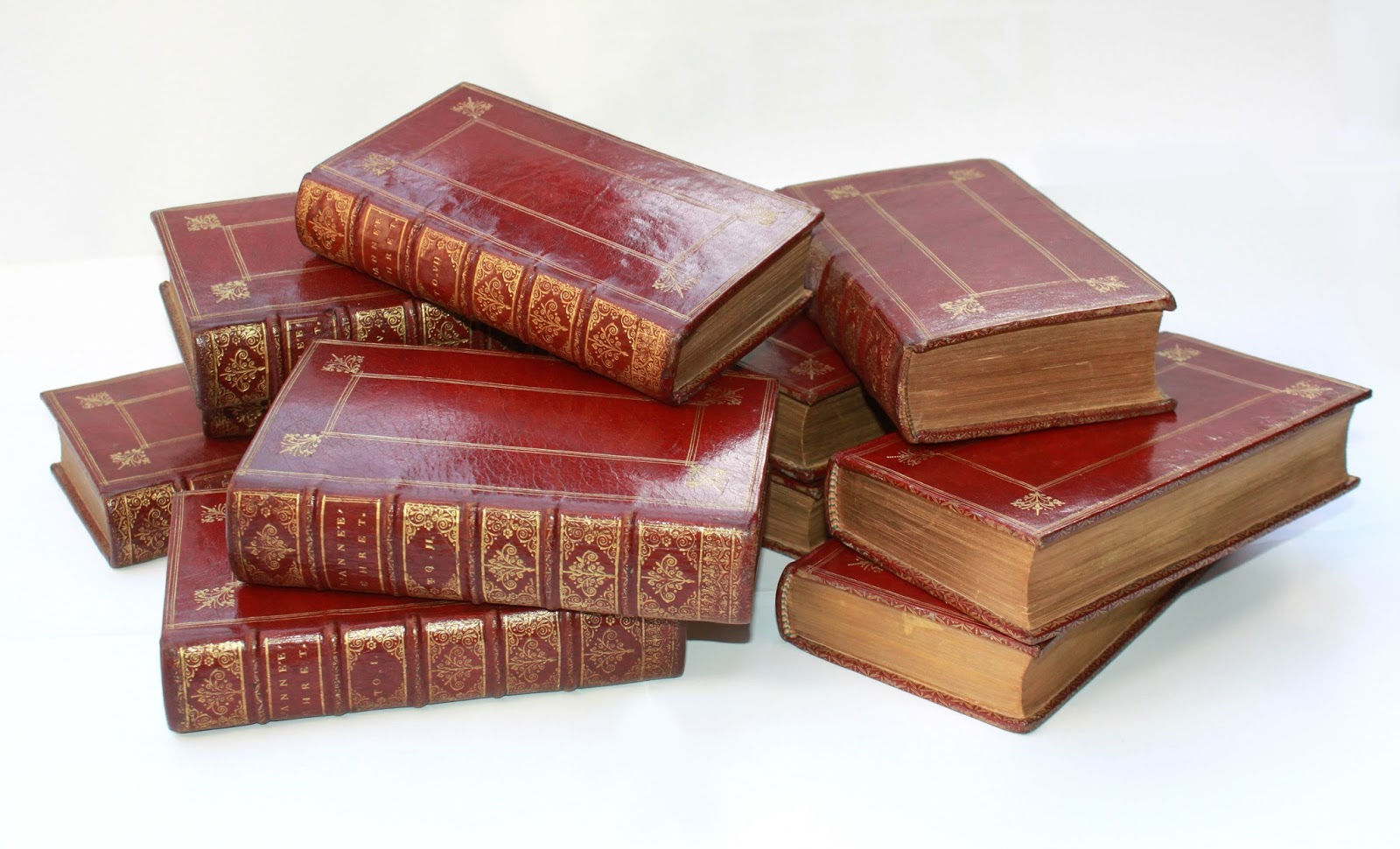 L'Année Chrétienne du Père Letourneux (1685-1694). 11 volumes maroquin d'époque