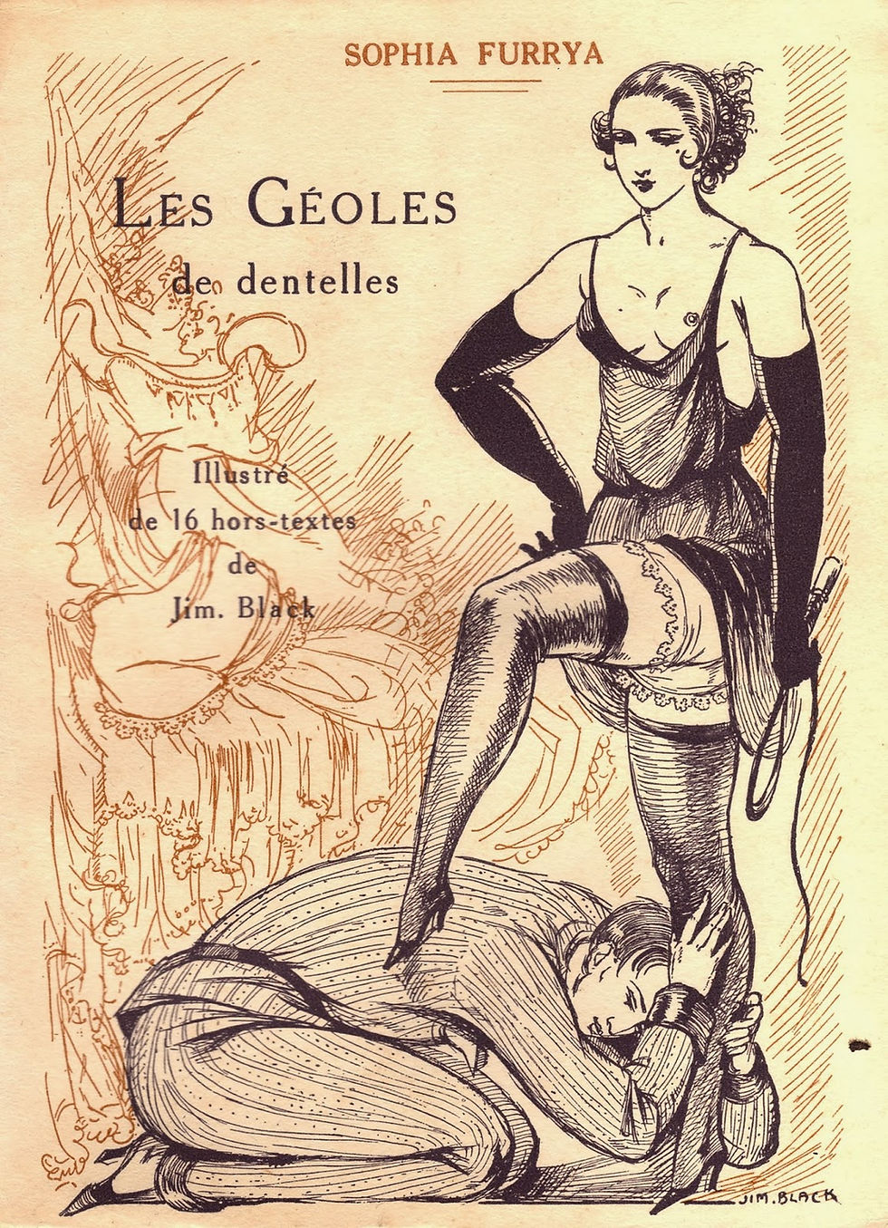 Les Geôles de Dentelles. 16 illustrations de Luc Lafnet (1933)