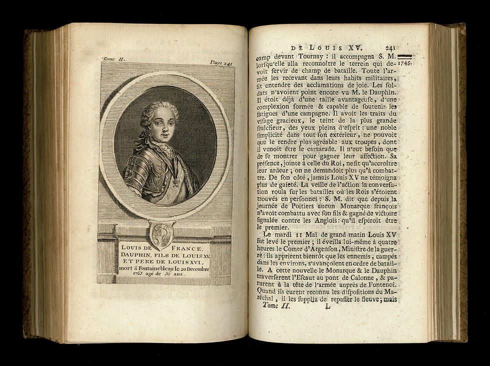 Miniature : Vie privée de Louis XV par Mouffle d'Angerville (1781). Pompadour | Du Barry