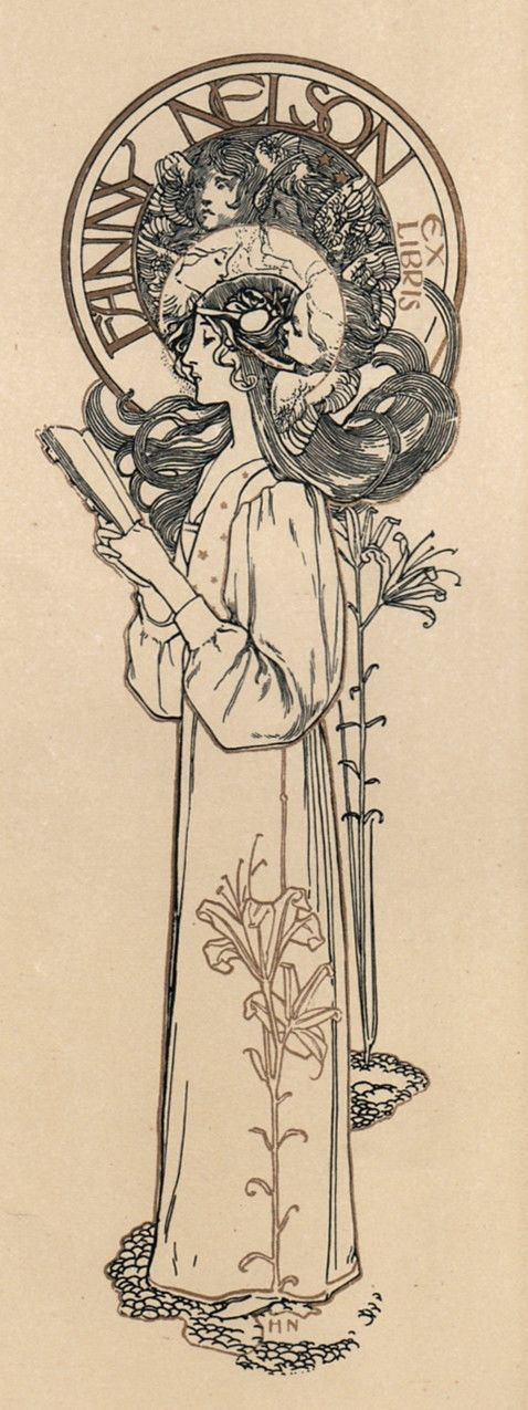 Harold Nelson 1898-1899. Ex Libris. Book-Plate.