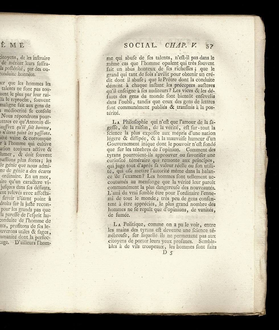 Miniature : Baron d'Holbach | Le Système Social ou Principes Naturels de la Morale (1773)
