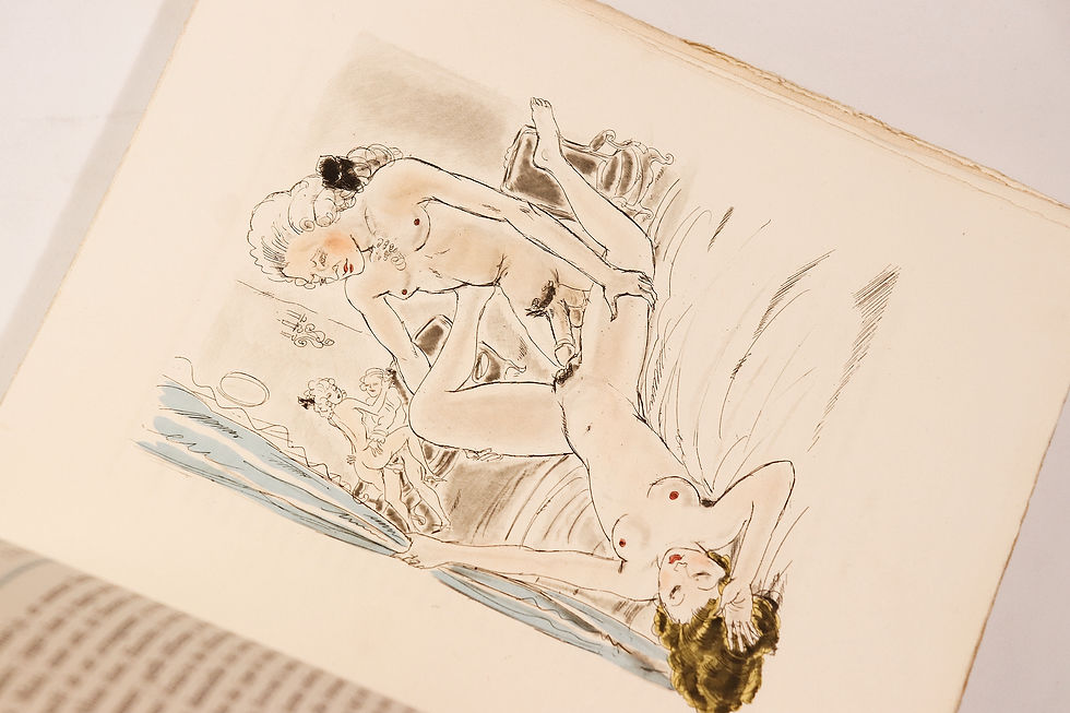 Miniature : Marquis de Sade | Histoire de Jérôme (Nouvelle Justine). 1936 | Schem