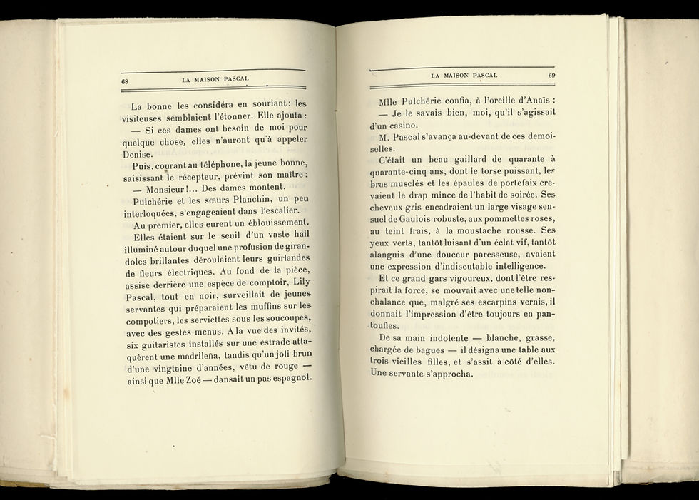 Miniature : La Maison Pascal par Jeanne Marais (1913). Ex. Japon avec lettre autographe