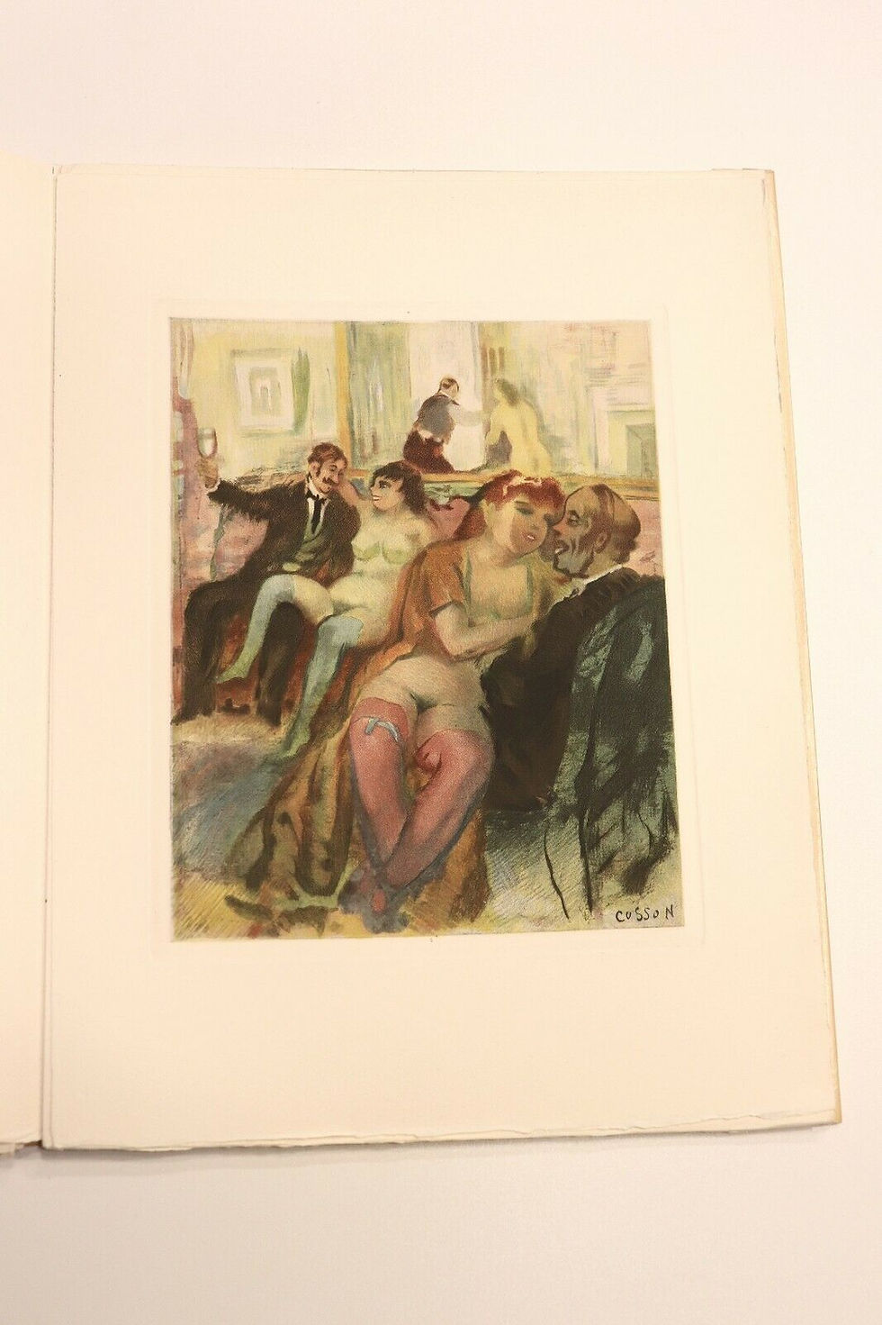 Miniature : Guy de Maupassant. La Maison Tellier. Illustrations de Marcel Cosson.