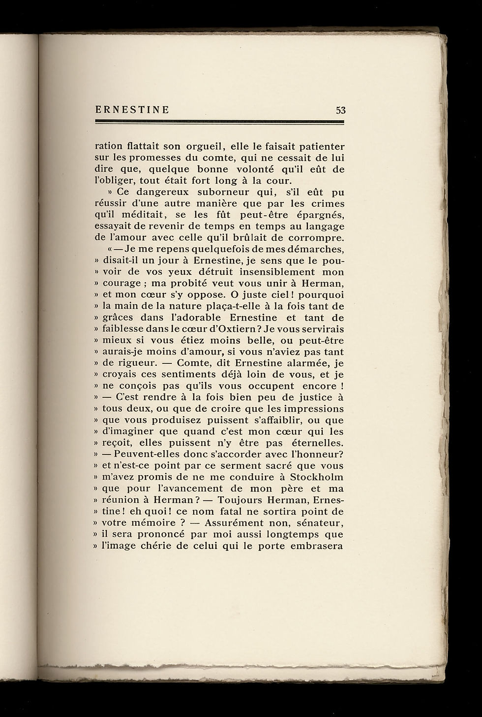 Miniature : Ernestine et La double Epreuve par le marquis de Sade (J. Fort, 1926) S. Sauvage