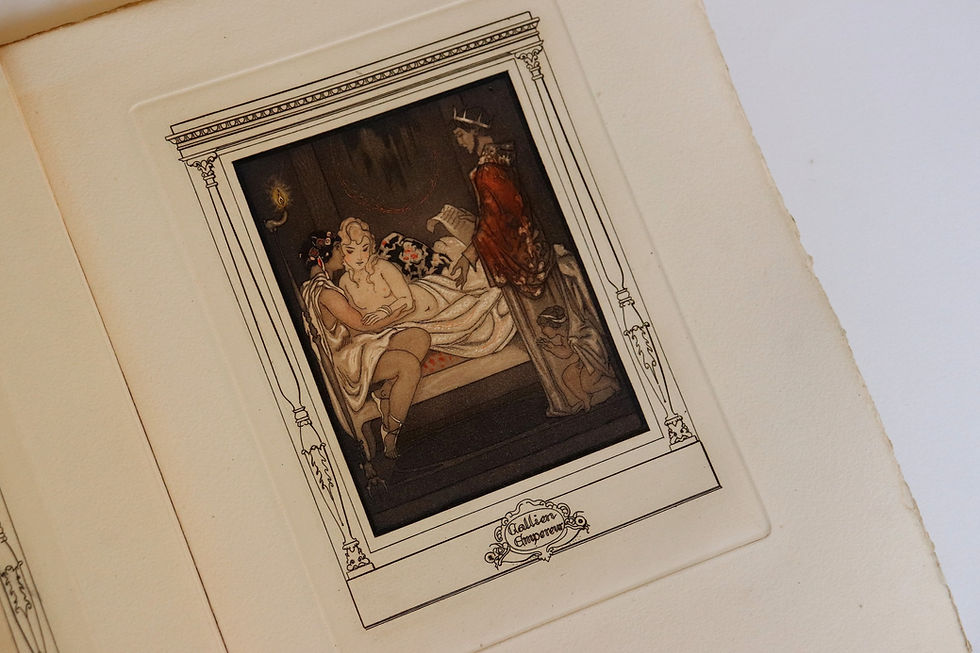 Miniature : André Lambert | Florilège des lyriques latins (1920) | L'Estampe Moderne
