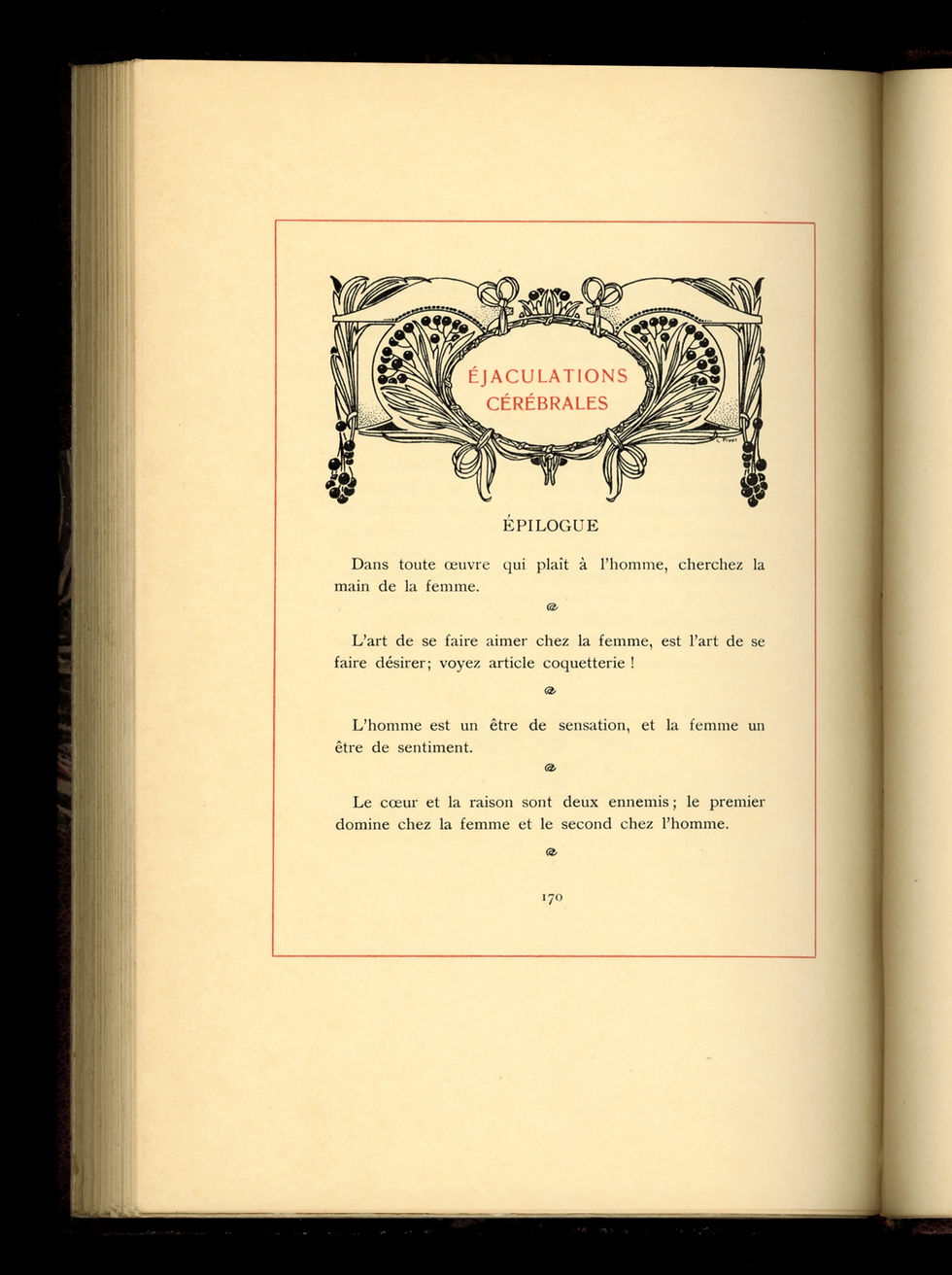 Miniature : Docteur Lutaud. Les Causeries de Lucine (1907). 1/25 ex. Japon. Reliure signée.
