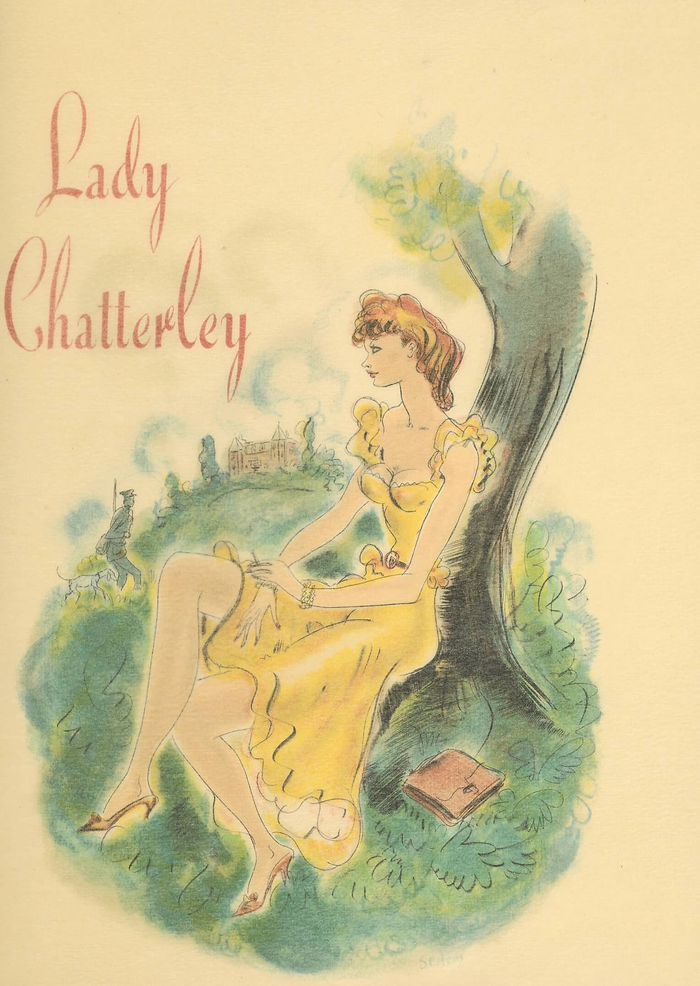 Miniature : Lady Chatterley par D. H. Lawrence (1956). Edition illustrée par Schem. 1/17 ex.