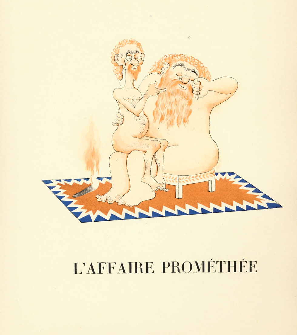 Miniature : De Phryné à Abélard, par Raymon Hesse. Aquarelles de Dubout. 1/500 ex.