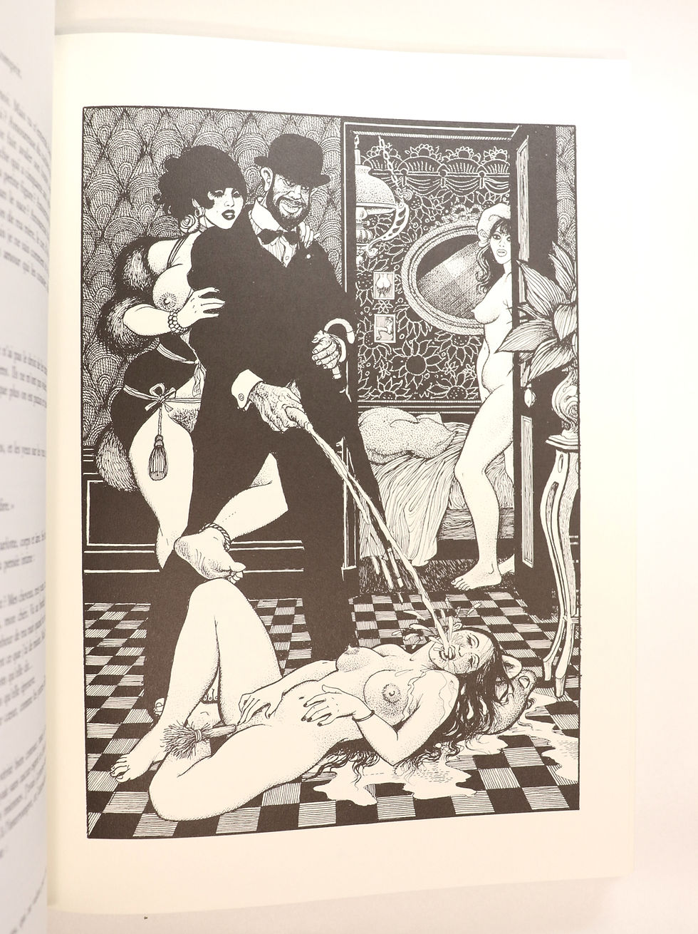 Miniature : Pierre Louÿs. Georges Pichard. Trois filles de leur mère (1980). L'Hérésiarque