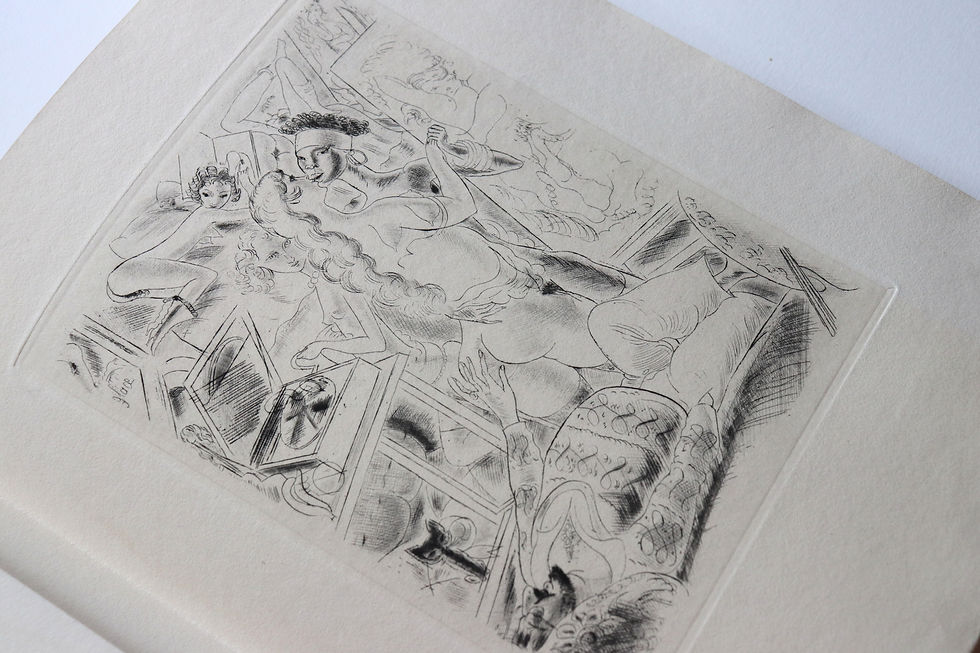 Miniature : Pierre Mac Orlan. Chas Laborde. Les Démons Gardiens (1937). 1/190 ex.
