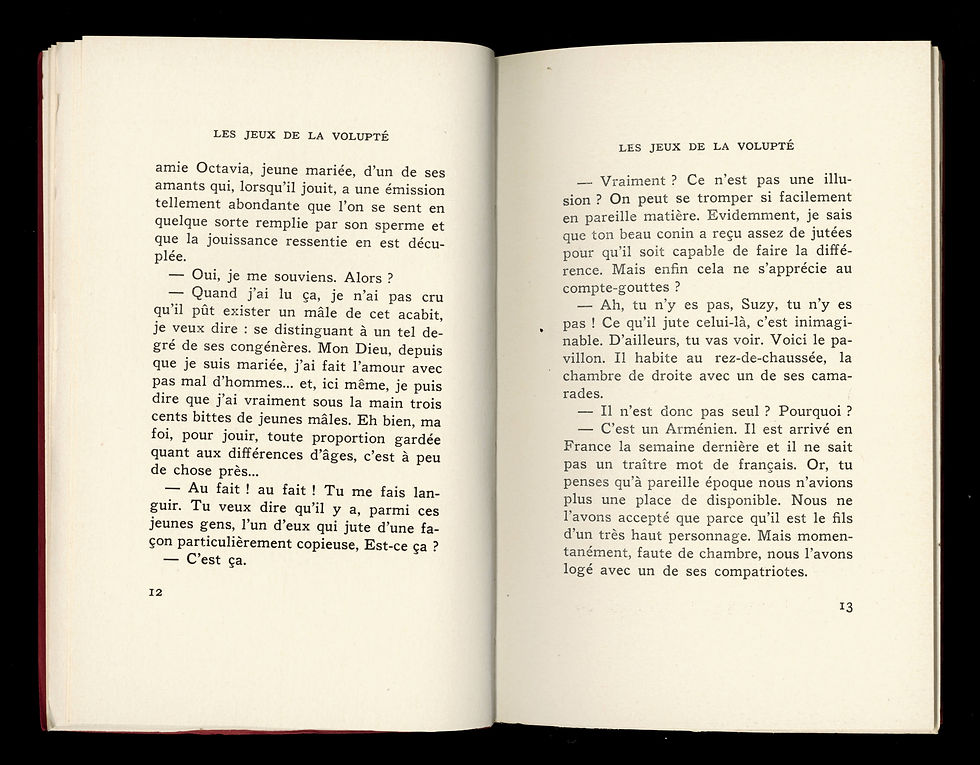 Miniature : Les Jeux de la Volupté par Lady Mirabelle (1955, Losfeld) avec 2 photographies.
