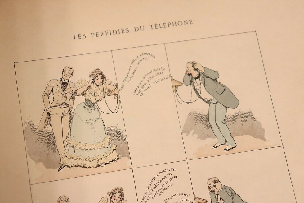 Miniature : Album illustré par Albert Guillaume. Faut voir (1897). 1/25 Japon. Rare.