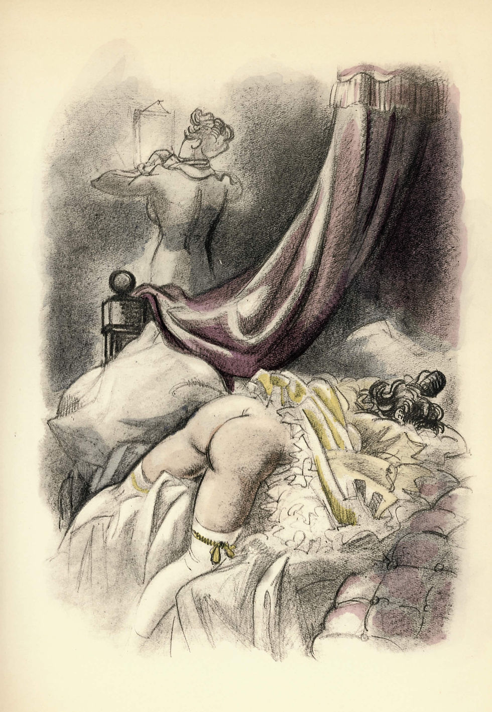 Miniature : Les Chansons Galantes de Béranger (1943) illustré par André Collot