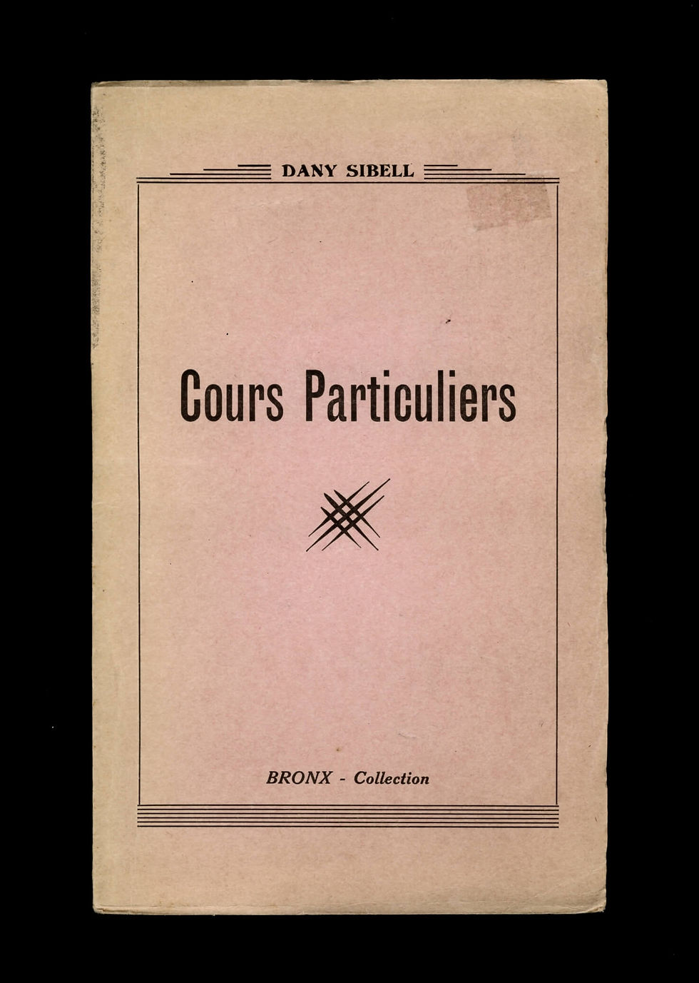 Cours particuliers, par Dany Sibell (1965). 18 photographies X contrecollées.