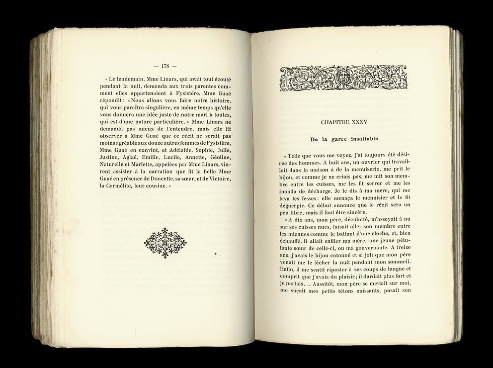 Miniature : Rétif de la Bretonne [Restif de la Bretone] L'Anti-Justine (1923). 1/140 ex