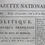Miniature : La Gazette Nationale ou Moniteur Universel (1796)