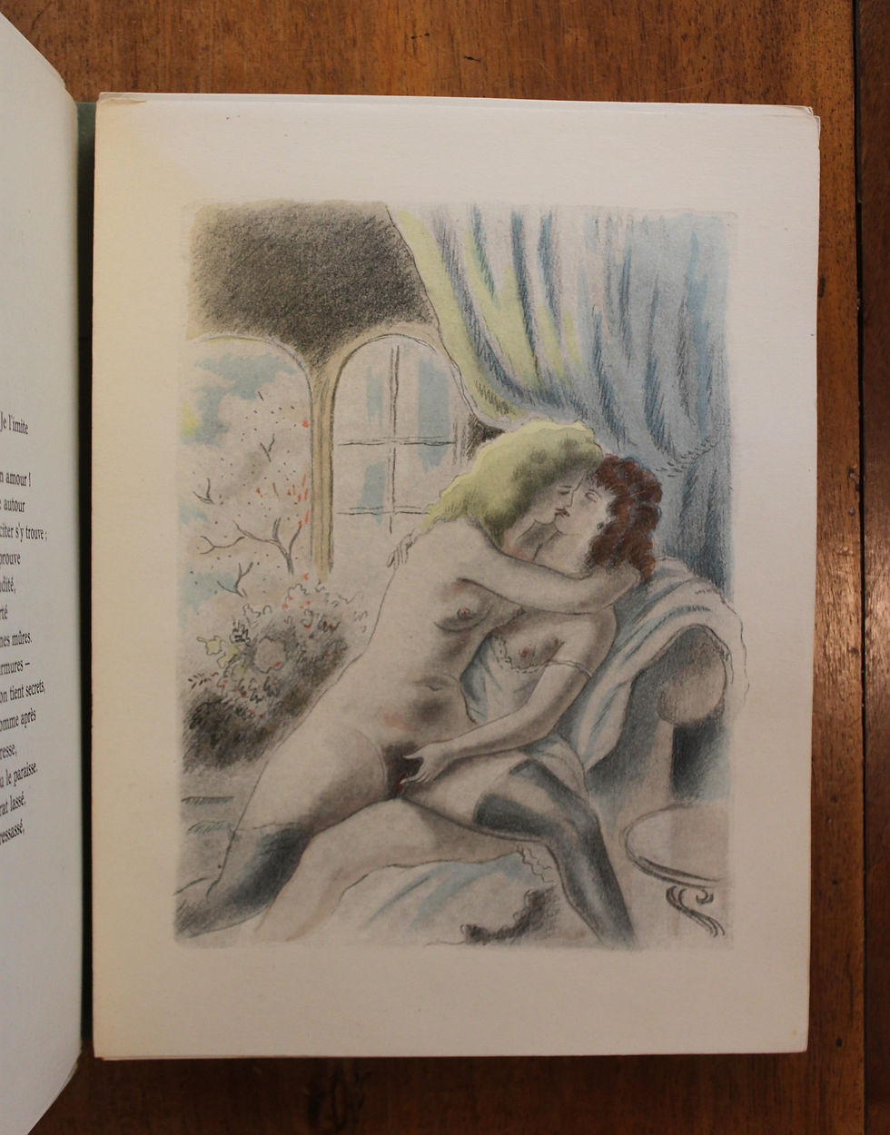 Miniature : Paul Verlaine. Œuvres libres. Amies, Femmes, Hombre (1940). 24 illustrations