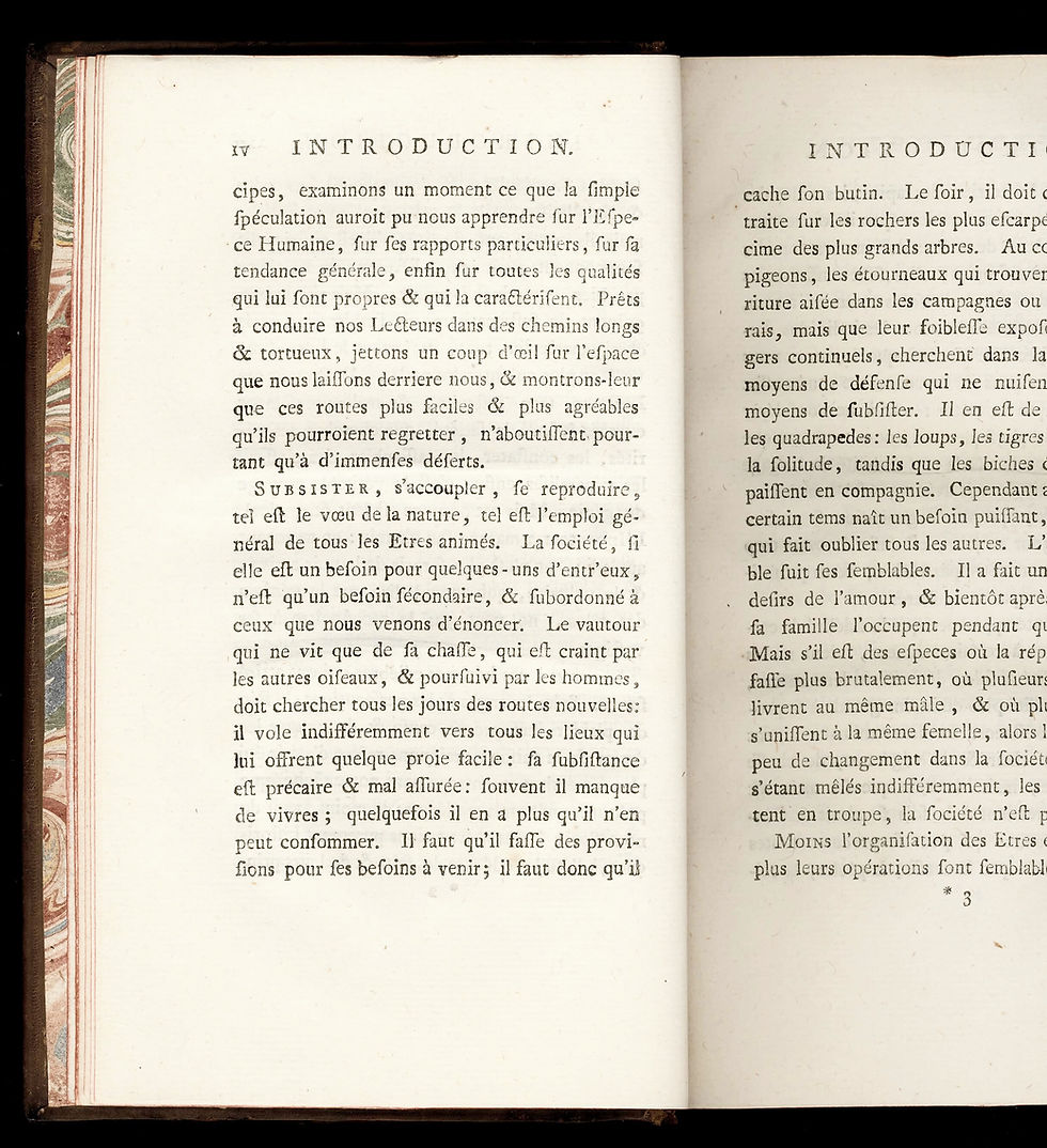 Miniature : 1772 | De la félicité publique par le marquis de Chastellux | Superbe exemplaire