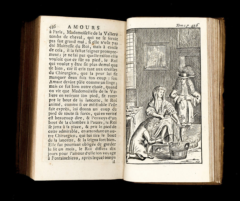 Miniature : Bussy-Rabutin | Gatien Courtilz de Sandras | Amours des Dames illustres (1728)