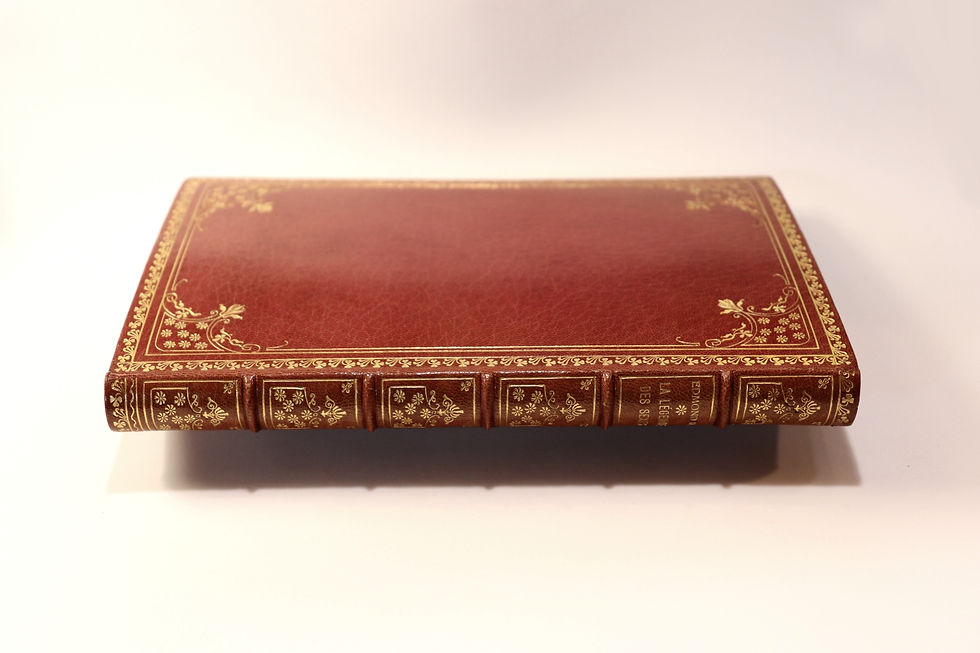 Miniature : Edmond Haraucourt. La Légende des Sexes (1882). Edition originale. 1/12 Japon