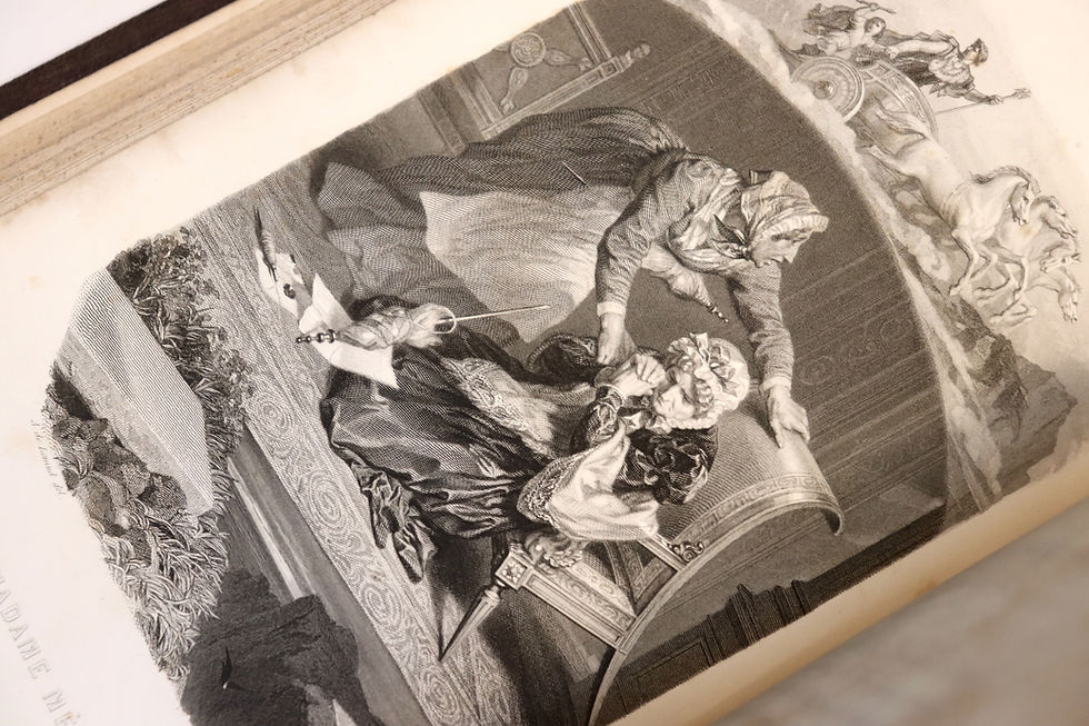 Miniature : Béranger. Chansons. Oeuvres. Grandville. Lemud. 5 vol. in-8. Bel exemplaire