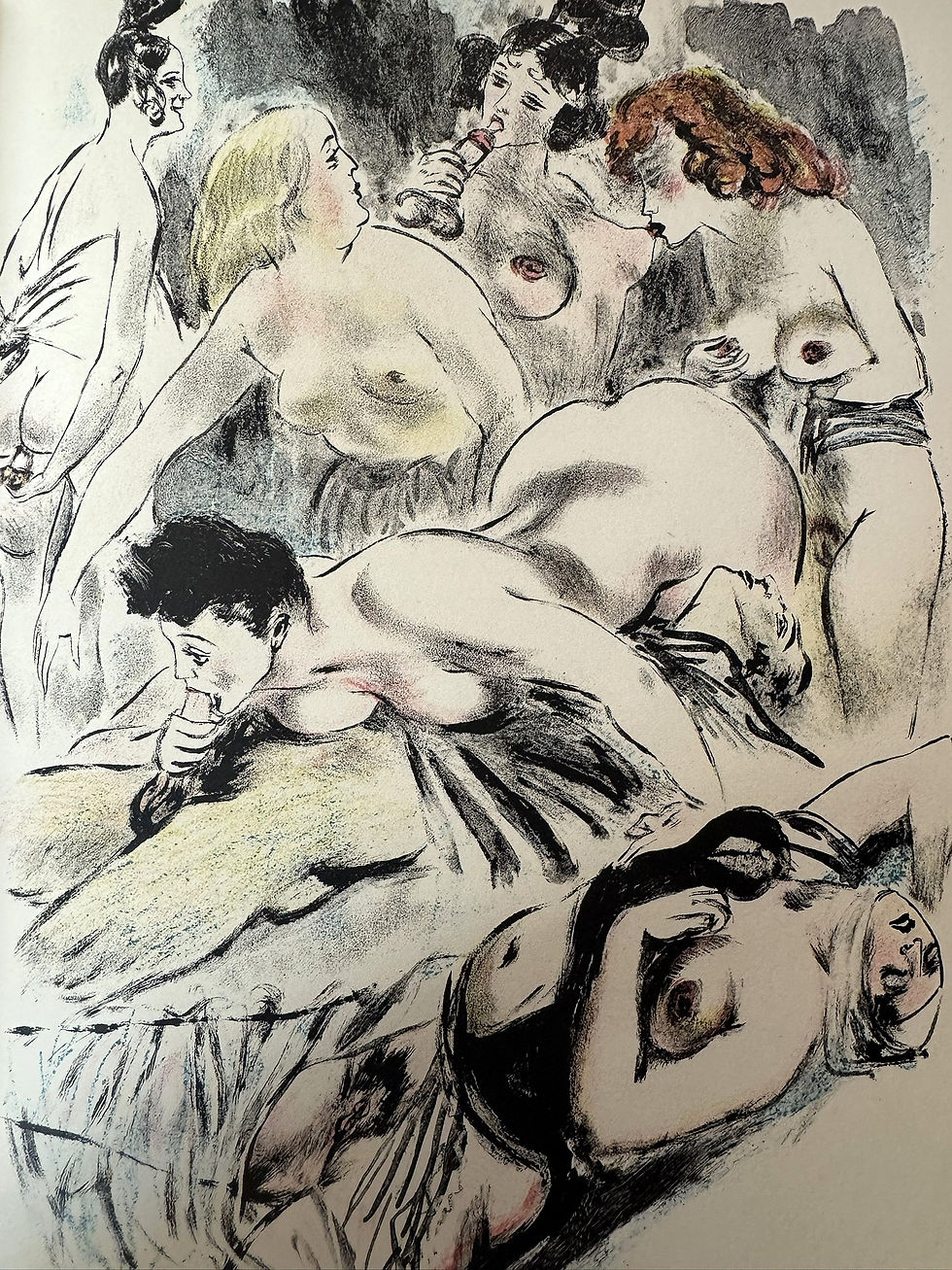 Miniature : Gamiani d'Alfred de Musset illustré par Berthommé Saint-André, avec suites