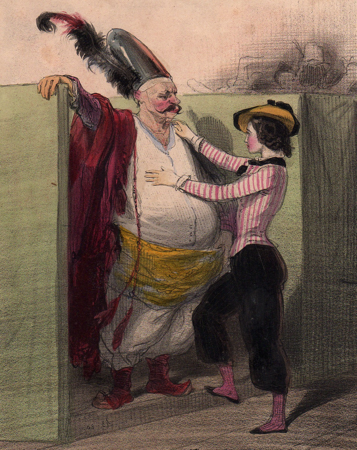 Le Carnaval de Gavarni (vers 1840). Suite de 25 lithographies originales