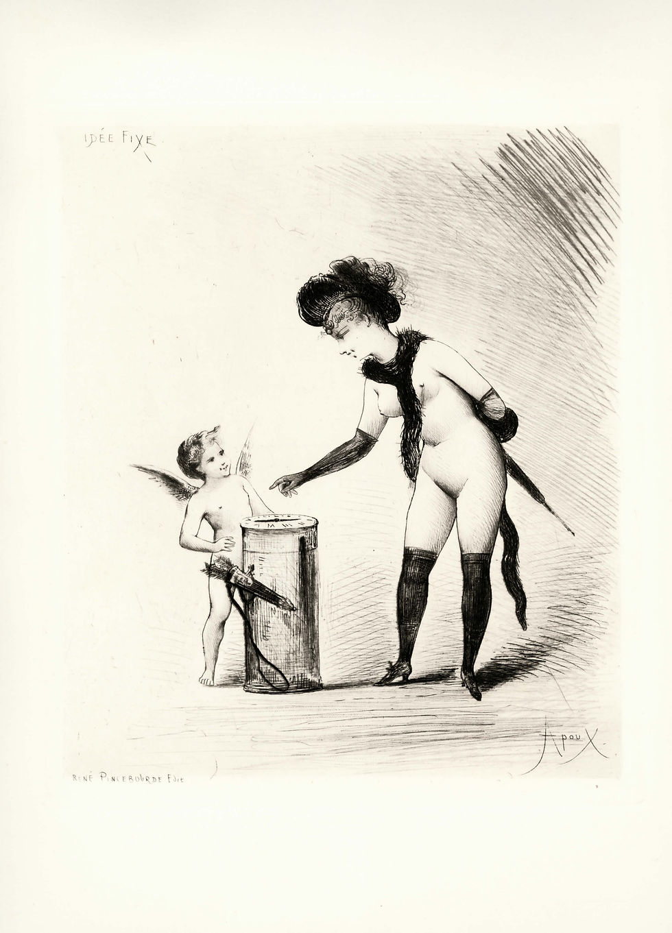 Miniature : Vierges Sages, Vierges Folles, album d'estampes par Joseph Apoux (1891). Rare