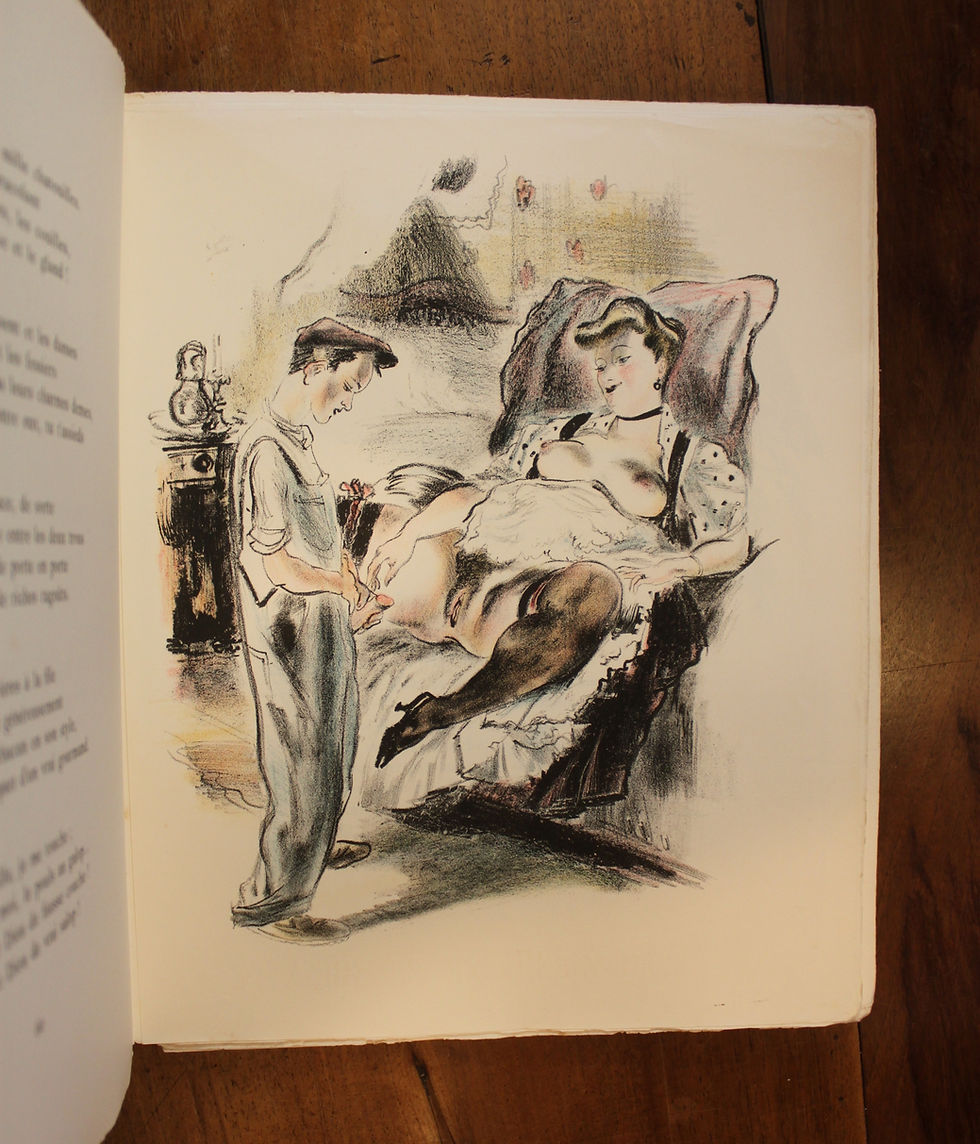 Miniature : Paul Verlaine. Berthommé Saint André. Œuvres libres. Les Amies. Femmes. (1942).