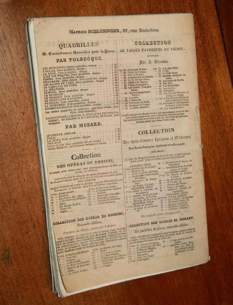 Miniature : Victor Hugo. Louise Bertin. La Esméralda (1836) Opéra. Rare livret