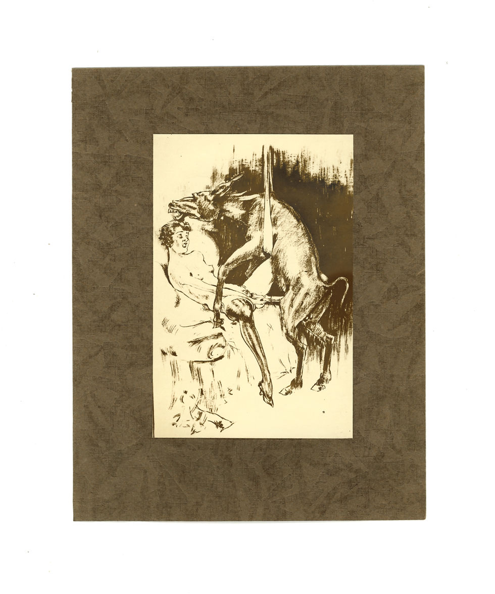 Miniature : Suite de 10 illustrations libres pour Gamiani (1928). Tirages photographiques.