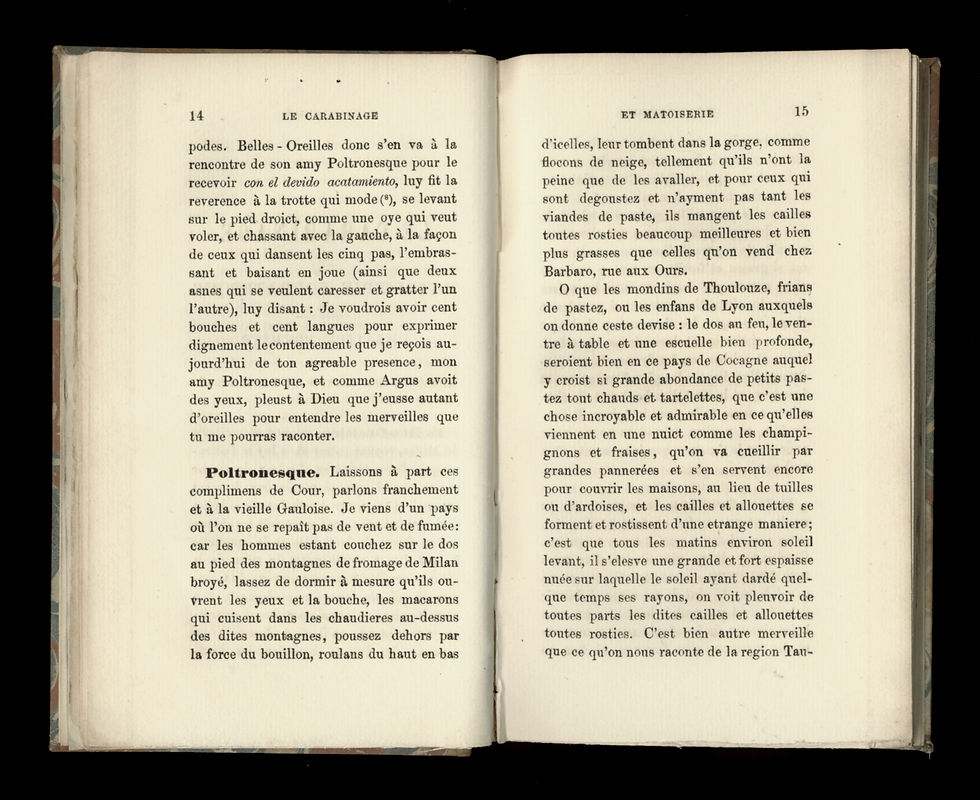 Miniature : Le Carabinage et Matoiserie soldatesque (1616). (J. Gay, 1867). Ex. Paul Lacroix