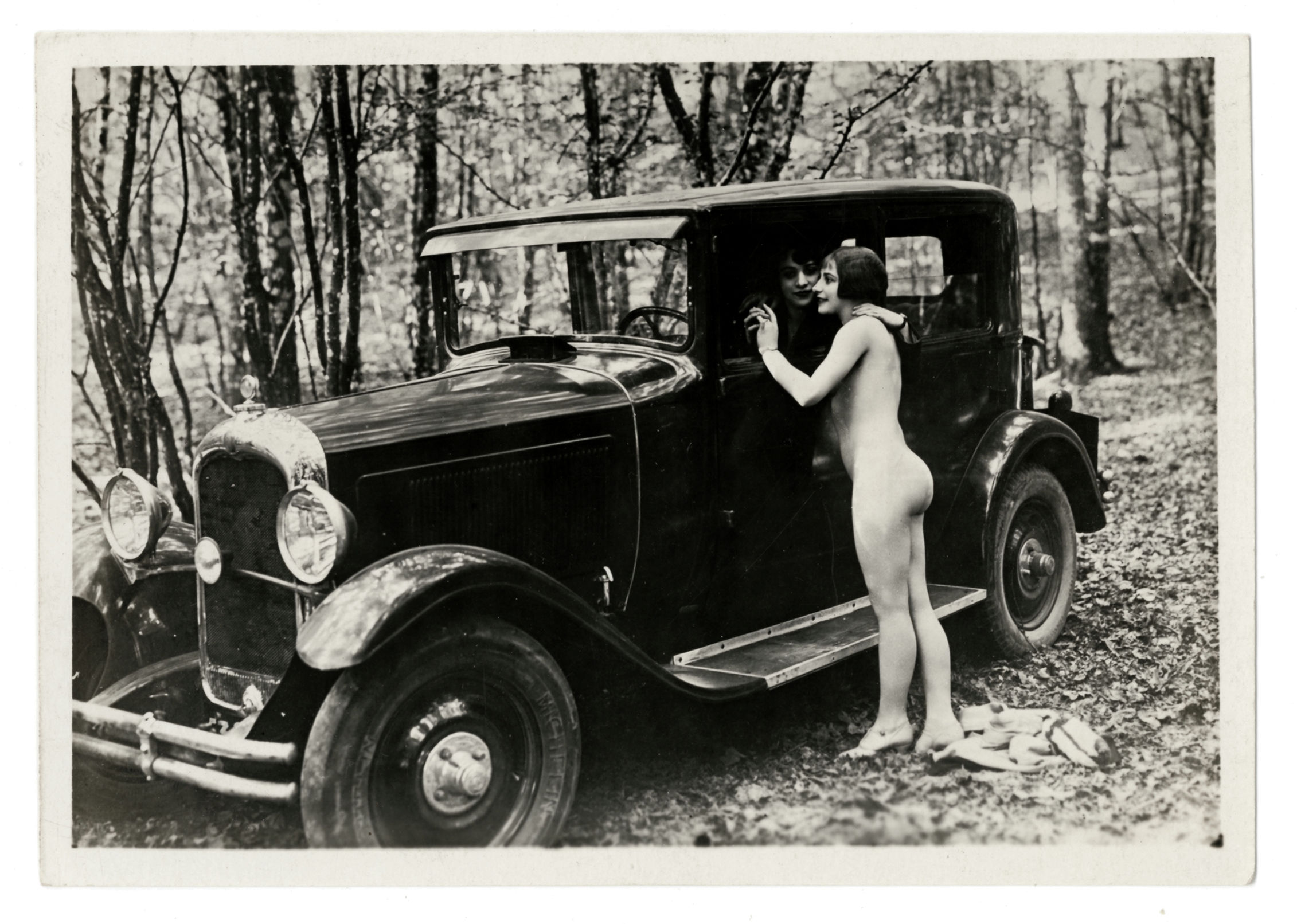 6 photographies argentiques érotiques | En voiture Simone série 2 ... (1930)