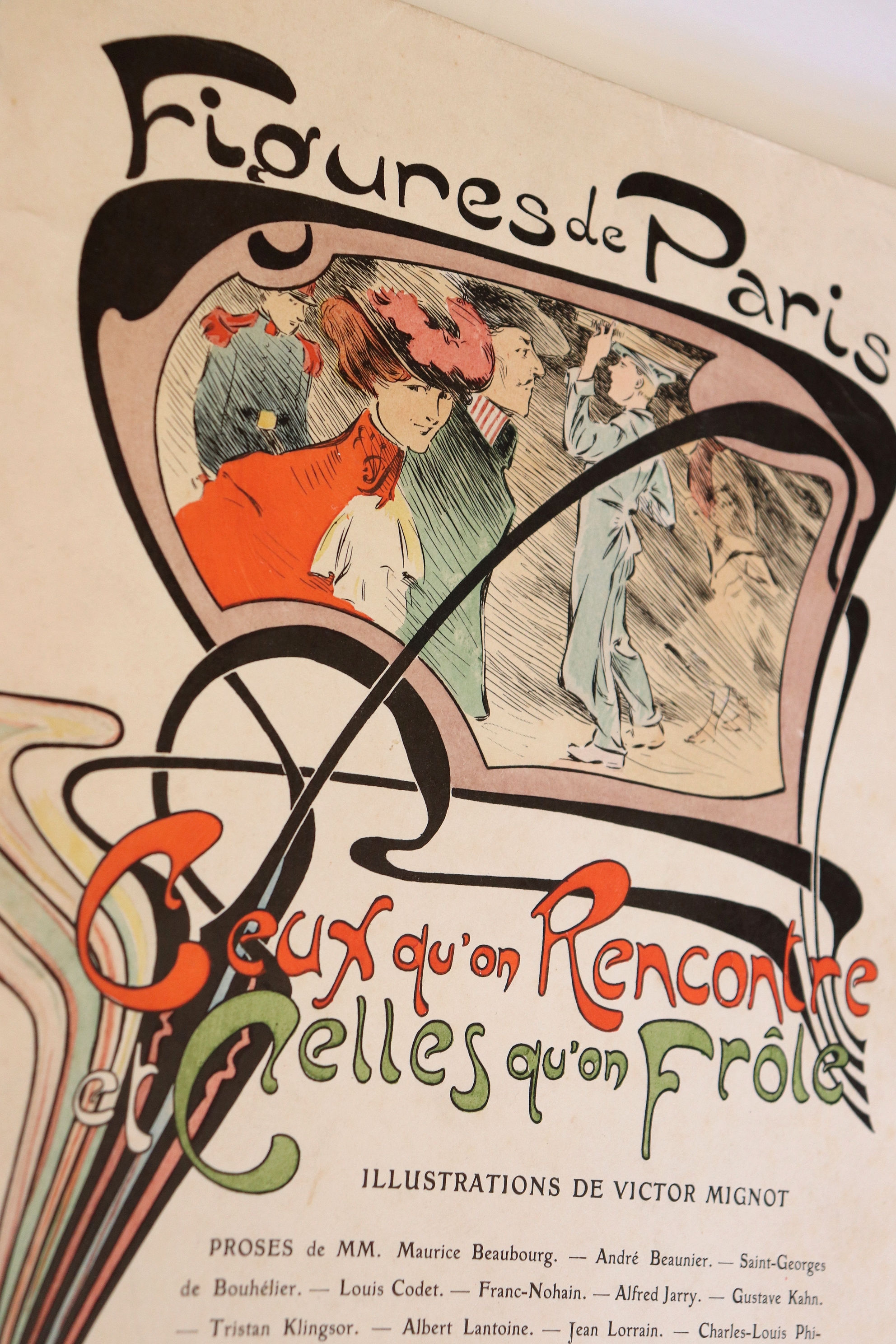 Figures de Paris (1901). Ceux qu'on rencontre et celles qu'on frôle. V. Mignot.