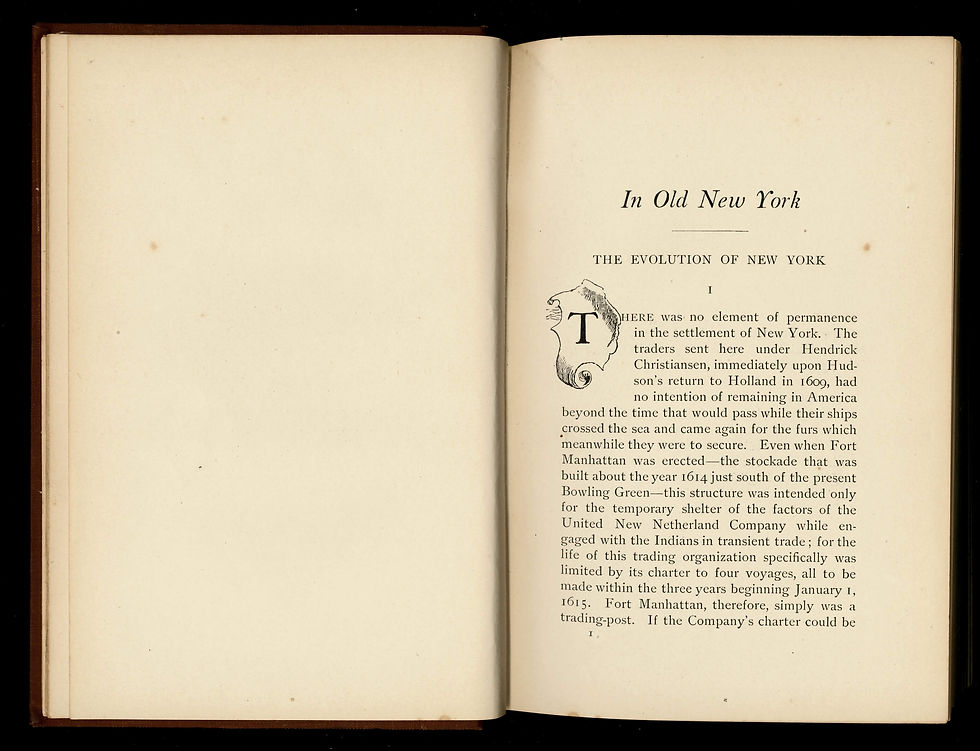 Miniature : In Old New York by Thomas A. Janvier | New York, Harper & Brothers, 1894 | First