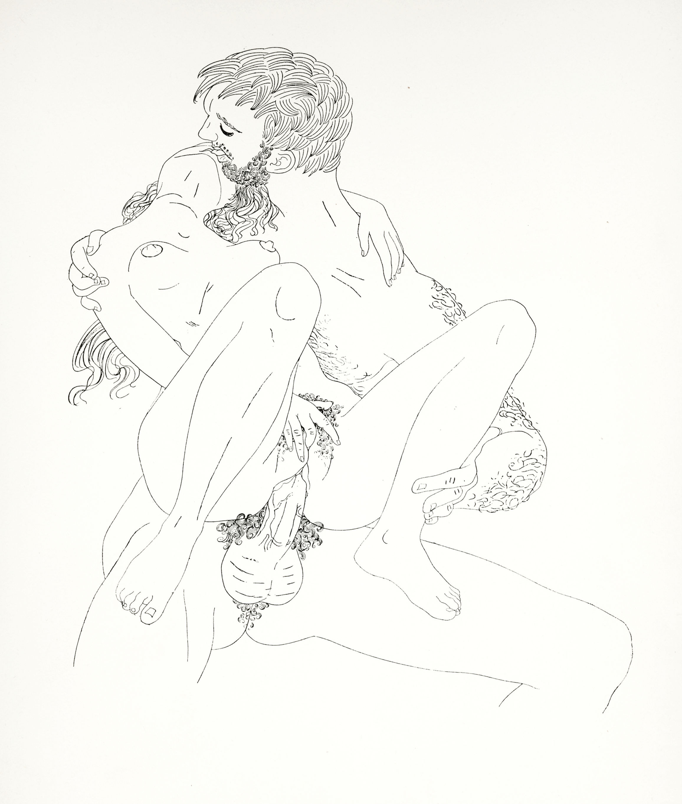 Attitudes par Mario Tauzin | 20 planches libres (1950) | 300 ex. Rare.