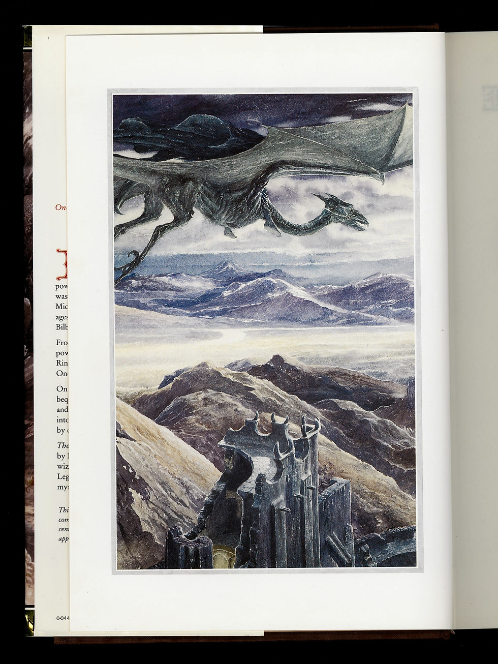 Miniature : TOLKIEN (J. R. R.) – The Lord of the Rings. Illustrated by Alan Lee. 1991 Signed